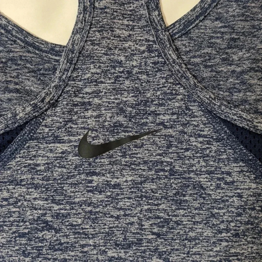 Nike Dri-Fit Racerback Tank Top, Color Blue/Gray Size S